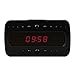 Littleadd Wi-Fi Hidden Camera Alarm Clock 1080P Full HD Spy Camera Motion Detection Activated Alarm App Real-time Video Remotely Monitoring Wireless IP Security Camera Black