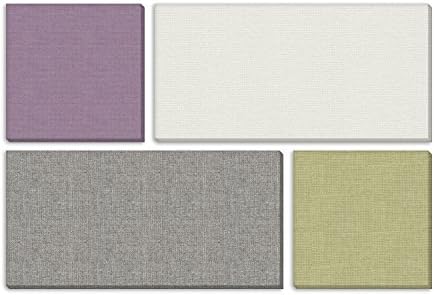 ADW Acoustic Panels 73” X 49” X 1” Mondrian Kit – Quick Easy DIY Install - Various Color Combos