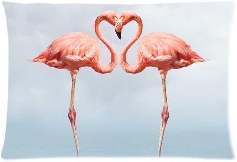 Creative Flamingo Decorative Pillowcase Throw Pillow Cushion Cover Standard Size 20x30 inch