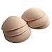 Topbine Round Bra Pad 3 pairs Beige Soft for Sports Bra Bikini Top Swimsuit