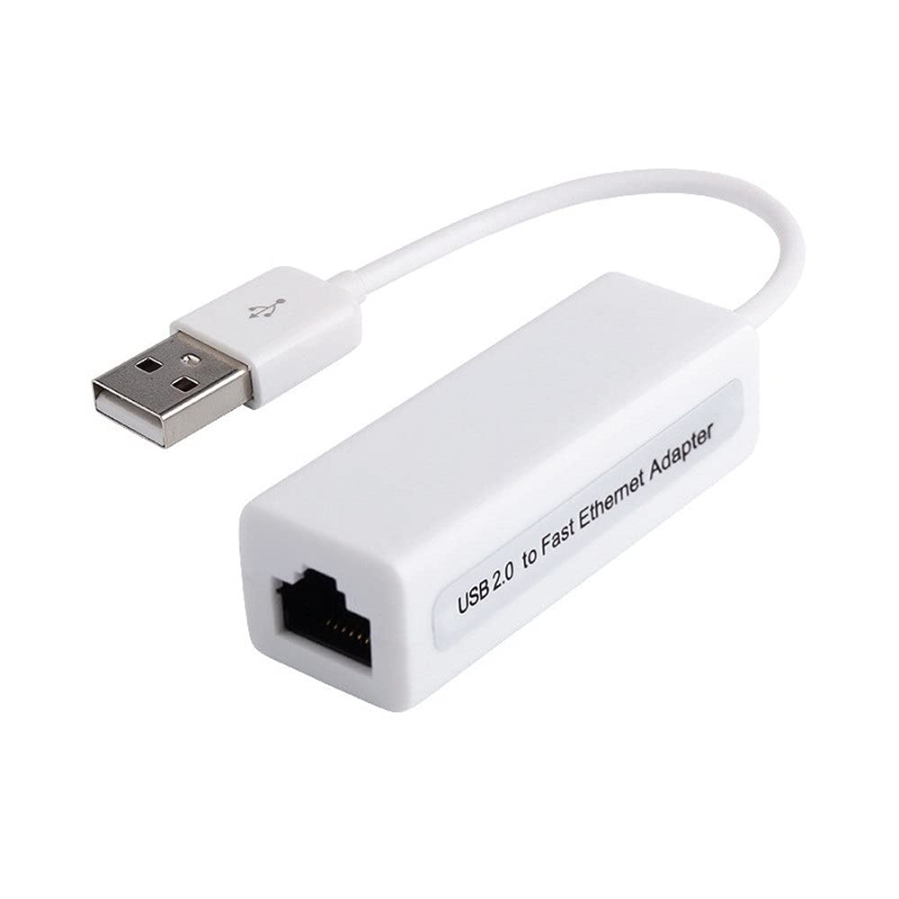 PremiumCord kuethernet4 USB 2.0 to LAN RJ45 Ethernet 10/100Mbit Adapter White Color