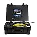 GooQee Sewer Camera Drain Pipe Inspection - Underwater Vent Video Endoscope Sony CCD Head Ø0.9 inch - 130ft Fiberglass Push Cable - 7 inch DVR with 8G SD Card - PIC001 (40m + Distance Counter)