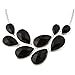 Jane Stone Bubble Bib Chunky Necklace Fashion Jewelry Statement Necklace Party Jewelry(Fn0564)