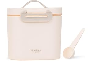 ML MOMNLITTLE MomnLittle Baby Formula Dispenser Container 8.8oz 6.1oz Portable Formula Dispenser Container with Scoop and Carry Handle for Travel Outdoor Activities for Baby Infant
