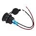 WINOMO Dual USB 4.2A 5V Socket Charger 12/24V Waterproof Power Outlet for Auto Car Motorcycle (Blue Light)
