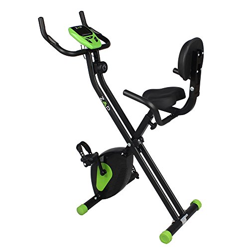 ZAAP Fitness Folding X-Bike Recumbent Upright Exercise Bike