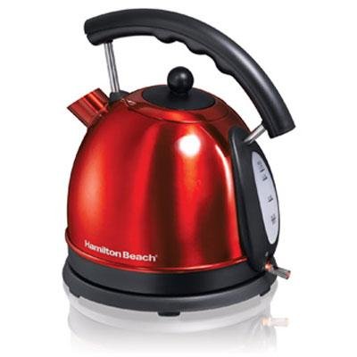 HB 1.80 QT Elec Kettle Red SS