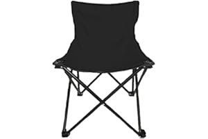 Smartmak Fast Folding Sauna Chair, Reinforced, Suitable for Sauna, Beach and Picnic - Black