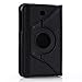 Kingsource (TM Samsung Galaxy Tab 3 7.0 Case-360 Rotating Leather Stand Case Cover for Galaxy Tab 3 7.0 SM-T210R and SM-T217S 7-Inch P3200 Tablet Color Black