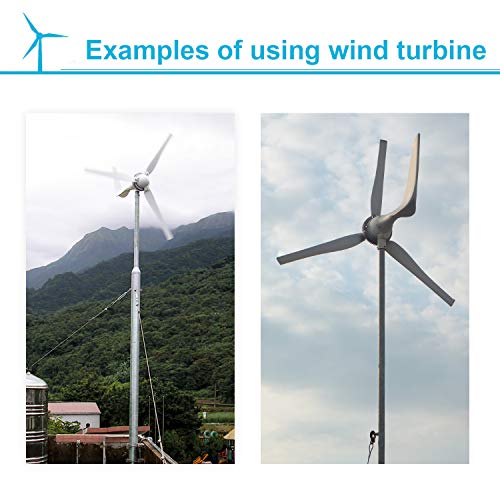 Automaxx Windmill 1200W 48V 21A Wind Turbine Generator kit. MPPT Charge Controller Included (Amp, Volt & Watt Display) + Automatic and Manual Braking System. DIY Installation.