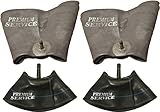 Premium Service Inner Tube Set of 4 for Lawn Mowers, 2-15x6.00-6 Front & 2-20X8.00-8 or 20x10.00-8 Rear