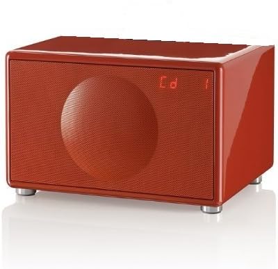 Geneva Sound System Model M Wireless Compact HiFi System with Bluetooth, FM & Alarm clock (Red)