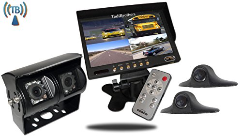 TadiBrothers 9 Inch Wireless Ultimate RV Backup Camera System with Double CCD RV Camera