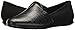 ECCO Women's Women's Touch 15 Ballerina 2.0 Ballet Flat, Black-Buffed Silver/Black, 38 EU / 7-7.5 US