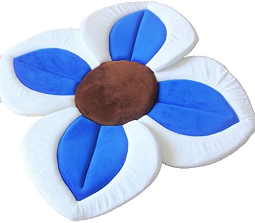 Baby Shower Baby Bath Tub Lotus Flower - Baby Bath Foldable Plush Tub Bathtub for Baby Infant Newborn Toddler Sink Bath (Blue)