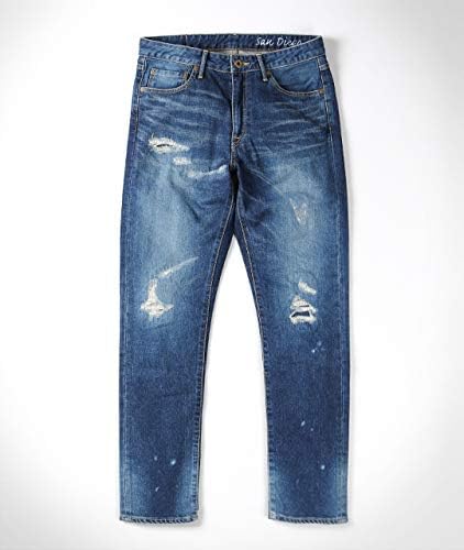 Amazon Japan Blue Jeans ジャパンブルージーンズ 日本製 ストレッチ ジーンズ スリム テーパード ダメージ リペア イージー デニム ジャパンブルー Japan Blue メンズ レディース ユニセックス J8717sd L Sd ジーンズ 通販