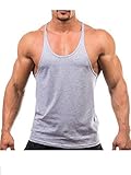 YAKER Mens Stringer Bodybuilding Gym Tank Tops