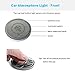 BukNikis Cup Holder Mats LED Cup Coaster with Skull Cup Pad Interior Atmosphere Light-Universal (Pack of 2)
