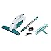 Leifheit 51107 Click System Window Cleaning Tool Kit with Vacuum Squeegee - Pole and Microfiber Cleaning Pad