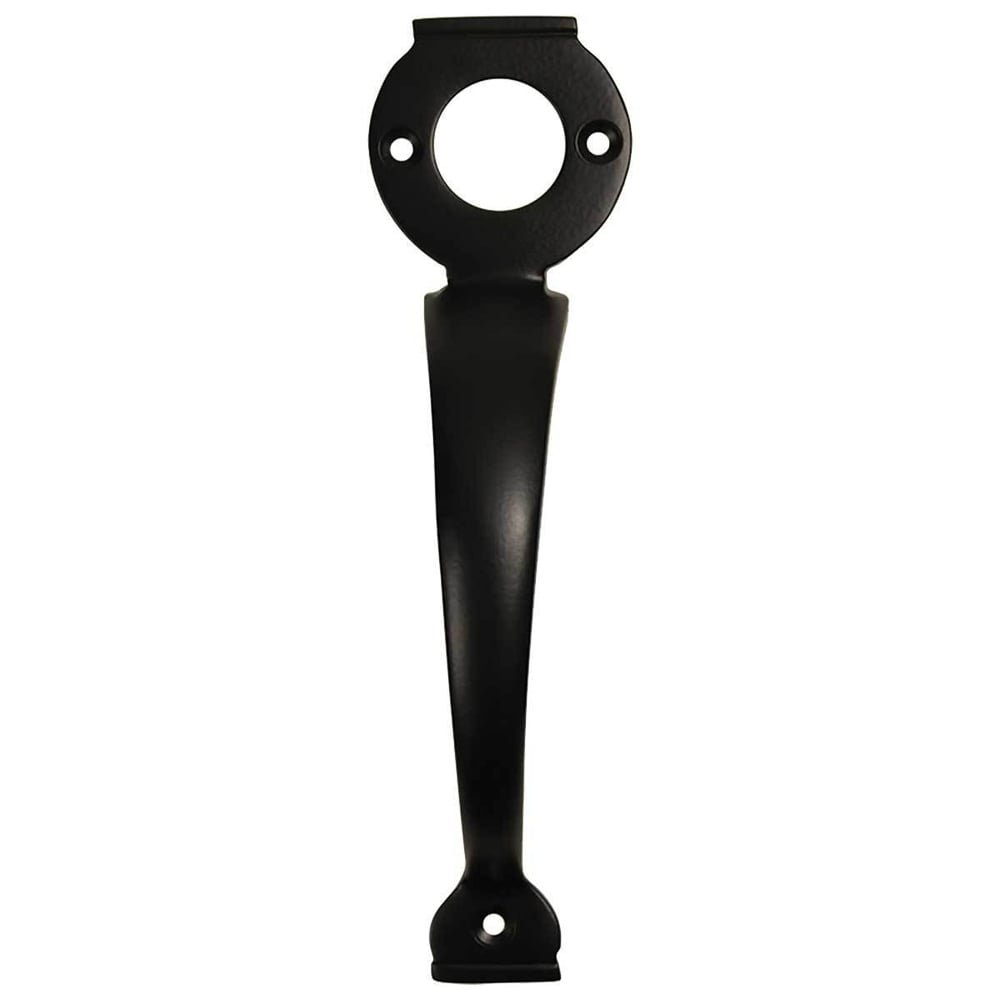 Perry 11250200BK 200mm Solid Brass Pull Handle For Long Throw Lock - Black Finish
