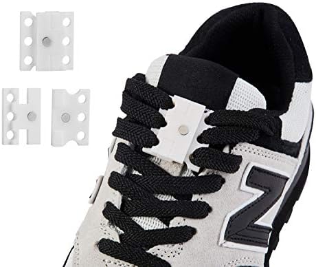 No Tie Shoelaces For Kids & Adults–Magnetic Shoe Lace Clips With Special Notch