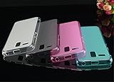 Tip-top Lenovoa8 A808t A806 Protective Case Transparent Soft Silicone TPU Back Cover Case for Lenovoa806 A808t A8(1pc White+1pc Bule+1pc Red+1pc Gray)