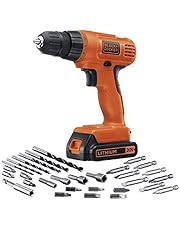 BLACK+DECKER 20V MAX Cordless Drill / Driver with 30-Piece Accessories (LD120VA)