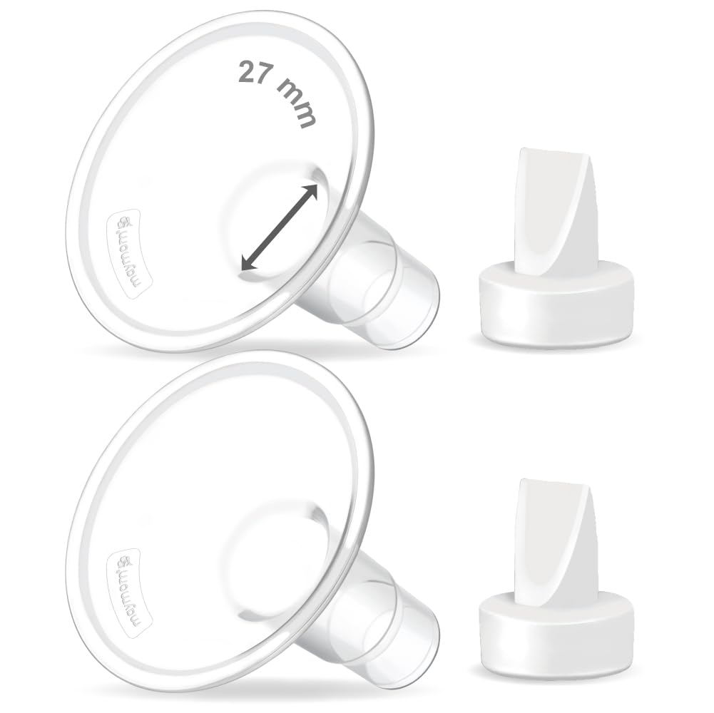 Maymom Pump Valve & MyFit 21mm Shield Compatible with Lansinoh Breast Pump Signature Pro/Smartpump/Manual Breast Pump. Replace Lansinoh Pump Valve. Not Original Lansinoh Pump Part (27mm Shield+Valve)