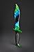 FadeCase Bowie Gamma Doppler Phase 4 - Real CSGO Knife Skin Counter Strike Global Offensive Full Tang Fixed Blade with Blade Sheath