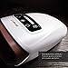 uKnead uPalm Electric Accupressure Hand Massager - Palm & Finger Massage, Air Pressure Compress with Heat, Cordless Wireless Rechargable