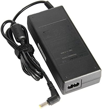 19V 3.95A 5.5x2.5mm Ac Adapter Laptop Computer Charger PC Power Cord Supply Source for Toshiba Satellite C600 L750 C600D C805 L700 E200 R800 L310 P700 L500 L510 r830 L600 L600D L630 L650 L750D M300