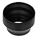 Fotodiox 3-Section Rubber Lens Hood, Sun Shade, 49mm