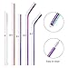 Metal Straws Stainless Steel Straws,Set of 8