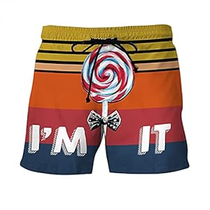 Semoatuc Strandshorts zomer heren zwembroek zomer zwemshorts 3D print sneldrogend Hawaii surf zwembroek sportbroek…