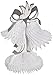 Beistle Tissue Bell Centerpiece, 12-Inch, White/Silver