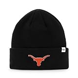 NCAA Texas Longhorns '47 Raised Cuff Knit Hat, Black, One Size