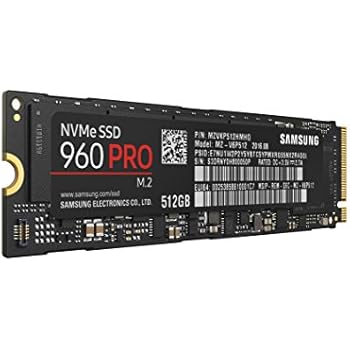 Samsung 960 PRO Series - 512GB PCIe NVMe - M.2 Internal SSD (MZ-V6P512BW)