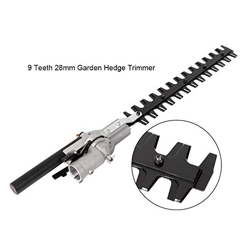 Jeffergarden Hedge Trimmer 9 Teeth 28mm Outdoor Cutter Head Accessory for Gardening Lawn Yard Trees Plants Bushes