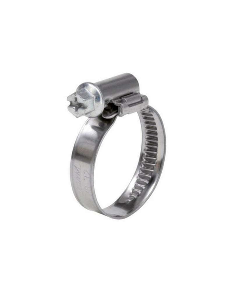 WURTH 53911222 FASCETTE NASTRO INOX Zebra Strips Stainless Steel Tape 12-22, Grey