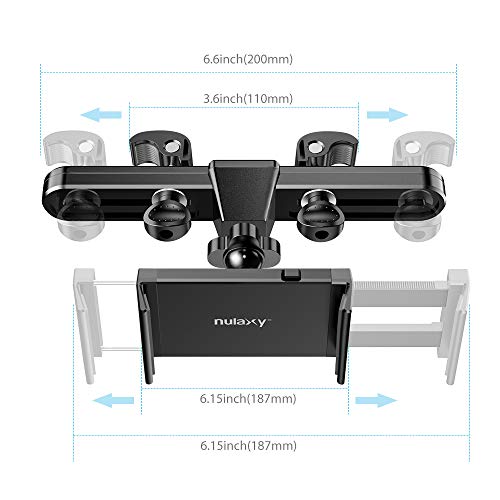 2 Nulaxy+Headrest+Compatible+Nintendo+Tablet+Black