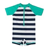 Kids Boy Girl Swimsuit One Piece Surfing Suits Beach Swimwear Rash Guard, Green , 6 -12 months