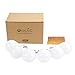 OxyLED OxyBulb 9W 810lumen Equivalent 3000K A19 LED Light Bulbs with E26 Base, Soft White Light(6 Pack)