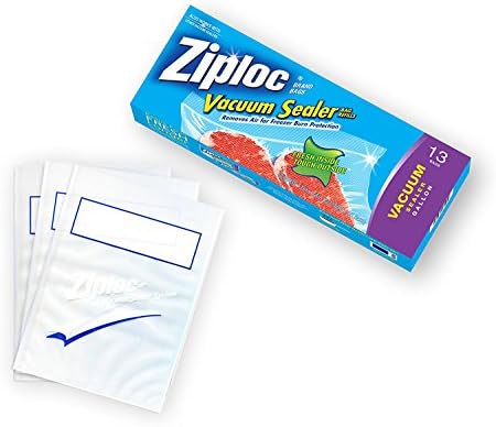 Ziploc Vacuum Sealer Gallon Bags, 13 Bags - Pack of 2