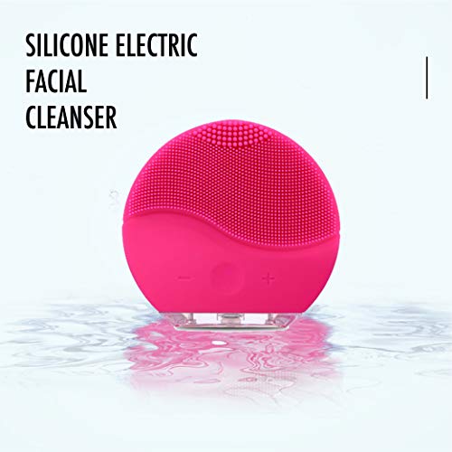YiJiaBa Facial Cleaning Brush，Sonic Silicone Scrubber, Face Vibrating