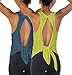 icyzone Sexy Yoga Tops Workout Clothes Racerback Tank Top for Sport Women