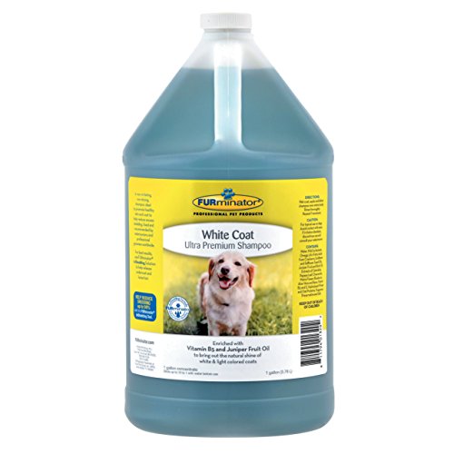 Furminator White Coat Ultra Premium Dog Shampoo, 1-Gallon