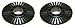 Vico Marine - Boat Vent 2 Replacement Washer - Upper and Lower Standard Set