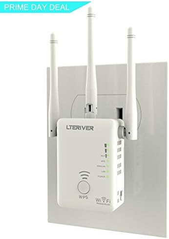 LTERIVER 802.11AC 750Mbps WiFi Repeater/AP/Router with Three External WiFi Antenna &Power Management/WiFi Range Extender/WiFi Signal Booster (E750)