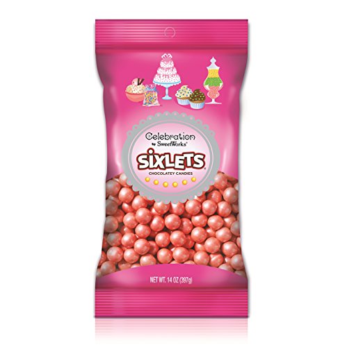 Coral Shimmer Sixlets (1) 14 Ounce Bag