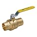 Everflow Supplies 600C001-NL Lead Free Full Port Forged Brass Ball Valve with Solder Cups, 1"